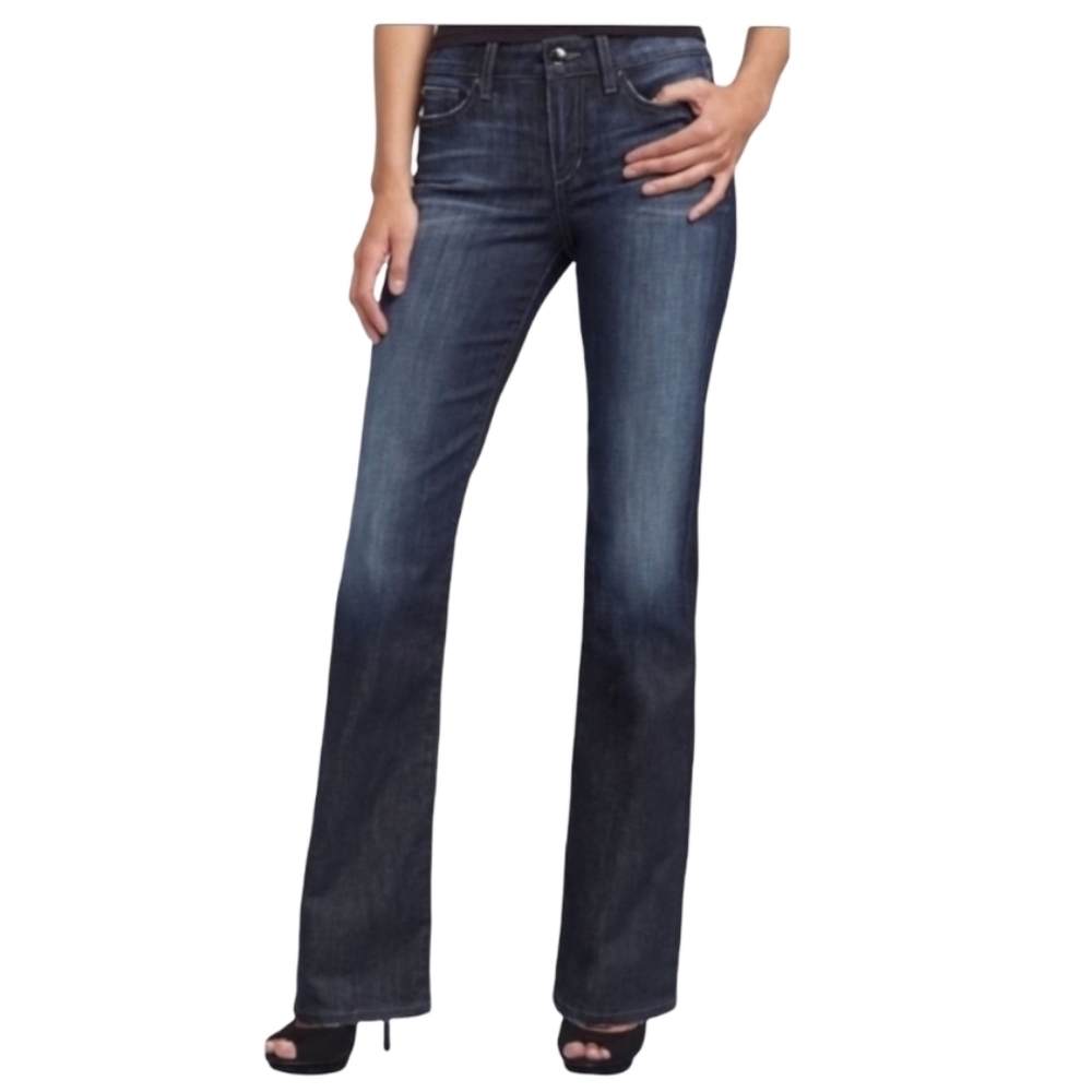 Joe's Jeans Dark Blue Flare & Wide Leg Denim
